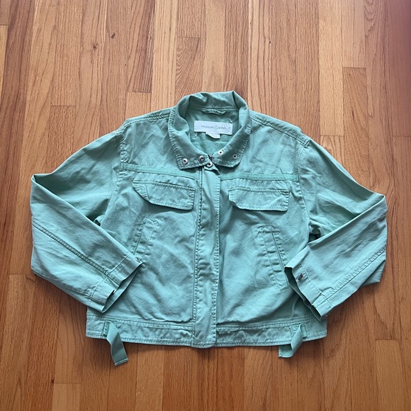Treasure & Bond green utility jacket - Picture 2 of 9